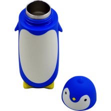 Bottle Boss Bottleboss Penguen Figürlü Paslanmaz Çelik Çocuk Matarası 350 ml