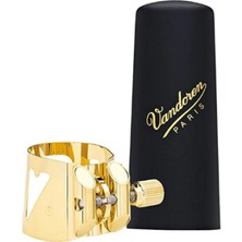 Vandoren LC58AP M/o Tenor Sax Bilezik ve Kapak Seti Aged Gold