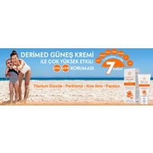 Derimed Uva & Uvb Korumalı SPF50+ Aloe Vera Içerikli Yüz/vücut Travel Çanta Boy Güneş Kremi