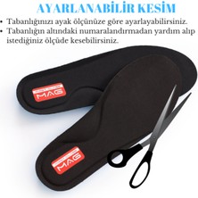 Mag Shoes Ortopedik Yumuşak Tabanlık, Rahat Konforlu Ayakkabı Tabanlığı, Memory Foam Hafızalı Tabanlık