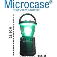 Microcase KTS-1188 Taşınabilir Kablosuz LED Işıklı Bluetooth Hoparlör 3 INCH-AL3904