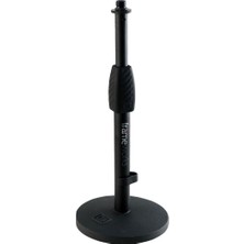 Gator GFW-MIC-0601 | Desktop Mic Stand With Round Base And Twist Clutch