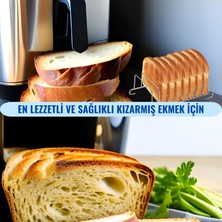 Dolphfin Tüm Fritözler İle Uyumlu Paslanmaz Çelik Air Fryer Ekmek Rafı