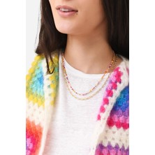 New Obsessions 2'li Geçmeli Zincir Boncuk Kolye