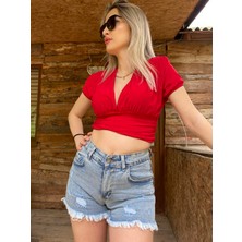 Meissa Fashion Kadın Kot Şort