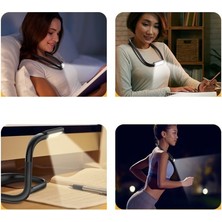 Hi-Tech LED Açık USB Şarj Asılı Boyun Okuma Lambası Öğrenci Yurdu Gece Lambası (Yurt Dışından)