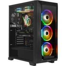 Gamdıas Talos M1 Elite, Fsp 1600W Power Supply, Tempered Glass, Argb, Atx, Professional Gamıng Kasa