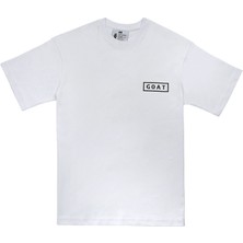 Kadın Vegan Beyaz T-Shirt - Goat Tasarım