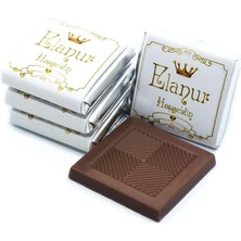 Nin Chocolate Kız Bebek Dökme Bebek Çikolatası Altın Taç 80 Adet Napoliten Çikolata