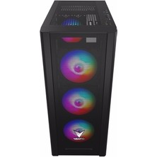 Vento VG20A 650W 80PLUS Tempered Glass USB 3.0 Mesh Rgb Atx Mid Tower Kasa