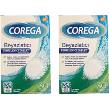 Corega Diş Protezi Temizleyici Tablet 30 Tablet (2 Adet)