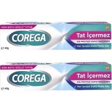 Corega Tat Içermez Diş Protezi Yapıştırıcı Krem  40G (2 Adet)