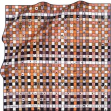 Cacharel Ekose Desen Tivil İpek Eşarp 8376313  -  911