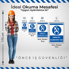 İsg Tabelam 25x35cm/kompozit/Emniyet Kemerini Tak