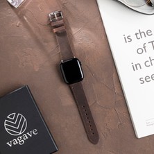 Vagave Apple Watch 42MM 44MM 45MM 49MM 3 / 4 / 5 / 6 / Se / 7 / 8 / Ultra Deri Kordon Deri Kayış