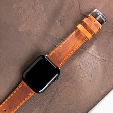 Vagave Apple Watch 42MM 44MM 45MM 49MM 3 / 4 / 5 / 6 / Se / 7 / 8 / Ultra Deri Kordon Deri Kayış