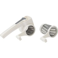 IKEA Rende, Beyaz Renk 17 Cm  2'Li Döner Rende Aparatı Paslanmaz Çelik