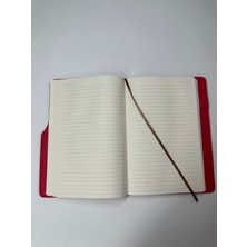 Gündoğan Kristal Isme Veya Kişiye Özel Kırmızı Ajanda Defter