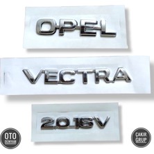 Çakır Grup Opel Vectra 2.0 16V Yazısı Sticker 3m 3D