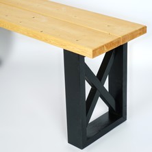 Woodensa Bank Ahşap Bench Sandalye Mutfak Bank