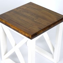 Woodensa Ahşap Sehpa  Ahşap Yan Sehpa Orta Sehpa