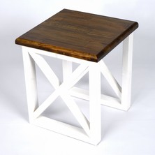 Woodensa Ahşap Sehpa  Ahşap Yan Sehpa Orta Sehpa
