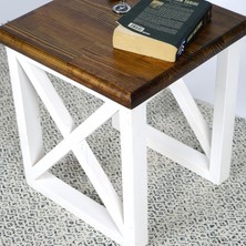 Woodensa Ahşap Sehpa  Ahşap Yan Sehpa Orta Sehpa