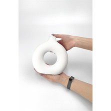 Refsan Mona Vazo Seramik Bisküvi Ham Bisküvi Boyanabilir Obje