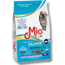 Mio Somonlu Yetişkin Kedi Maması - 1 kg Somon Balıklı - Kuru Mama - Mio 1 kg Kedi - Somonlu