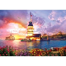 Kıta Aksesuar Kıtaaksesuar Art Puzzle Kız Kulesi 1000 Parça