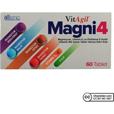 Allergo Vitagil Magni4 Magnezyum Vitamin D3 P5P 60 Tablet