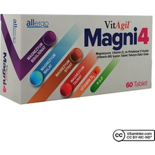 Allergo Vitagil Magni4 Magnezyum Vitamin D3 P5P 60 Tablet