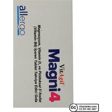 Allergo Vitagil Magni4 Magnezyum Vitamin D3 P5P 60 Tablet