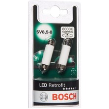 Bosch Ampul LED Retrofit 12V 10W 1W Sv8,5/8 6000K Bosch 1987301509