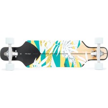 Decathlon Oxelo Longboard - 100 Drop - Çiçek Desenli