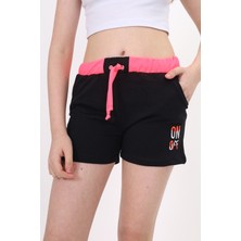 Toontoy Kids Toontoy Kız Çocuk Nakış Işlemeli Beli Lastikli Cepli Şort