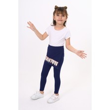 Toontoy Kids Toontoy Kız Çocuk Neon Şeritli Tayt