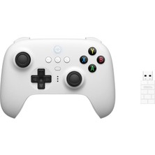 8bitdo Ultimate 2.4g Controller ve Şarj Dock  Beyaz Windows Android Pc Ipad Uyumlu