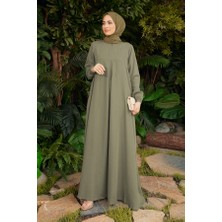 Neways 6482-TENSEL Parça Boya Elbise Haki