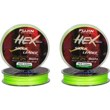 Misina Shop Fujin Hex Braid 8x 50MT Fluo Green Pe Ip Shock Leader