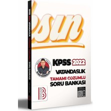 Benim Hocam Yayınları 2022 KPSS Vatandaşlık Tamamı Çözümlü Soru Bankası