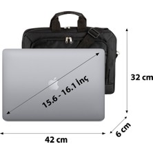 Beutel S683 15.6" - 16.1" Siyah Evrak Notebook Laptop Bilgisayar Çantası