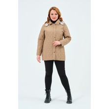 Glr & Gym Kelly Kapüşonlu Kapitone Kadın Mont