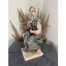 Gardenya Musa Heykeli Dekoratif Biblo