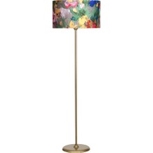 Vinner Conic Eskitme Tek Ayaklı Metal Düz Lambader - Violet