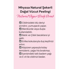 Mhyssa Natural Red Velvet Cupcake Sugar Scrub/ Vücut Peelingi (200ML)