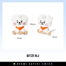 Swico Remado BT21 Rj Sevimli Karikatür Peluş Oyuncak - Beyaz (Yurt Dışından)