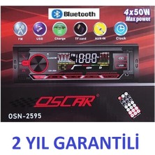 Oto Teyp Çift USB Girişli Bluetooth Oto Teyp Araba Teybi 2 Yıl Garantili