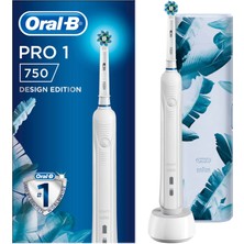 Oral-B Pro 750 Şarj Edilebilir Diş Fırçası Beyaz + Seyahat Kabı Hediyeli