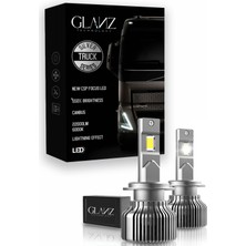 Glanz H7 Silver Series Csp Canbus Led Xenon 22000LM 6000K Beyaz Şimşek Etkili Far Ampulü 12V / 24V